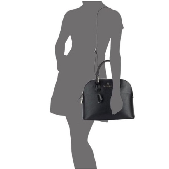 Valentino black shoulder satchel bag with crossbody strap - Picture 6 of 10